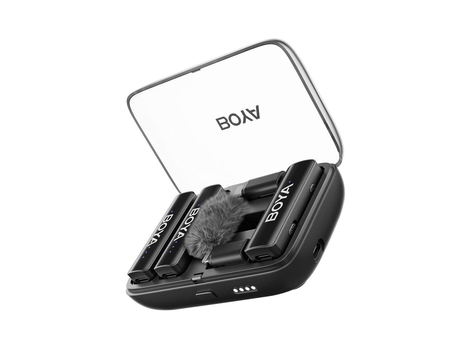 BOYA Microphone LINK V2.0 3.5mm Wireless X2 System Lightning USB-C BOYA Microphone LINK V2.0 3.5mm Wireless X2 System Lightning USB-C